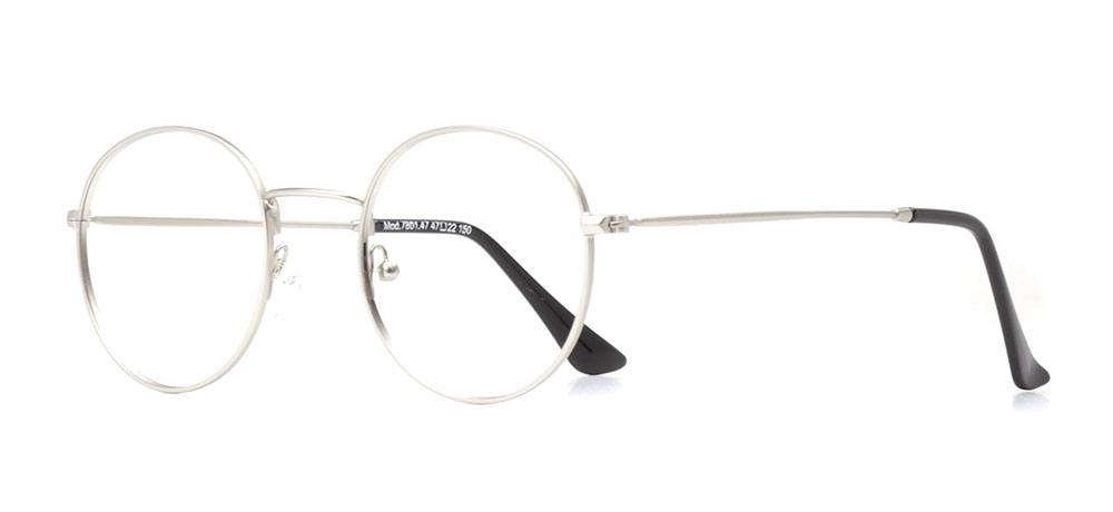 BENX FANTASIA Eyeglasses Teenage Man,Woman,Unisex Round Full-Rimmed Metal Unfiltered BXMTL 7801.47-C.M02